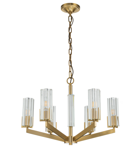 Подвесная люстра Belfast Malone 6035-6 BR CL