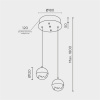 Подвесной светильник Modestyle MS.2345.2 CR