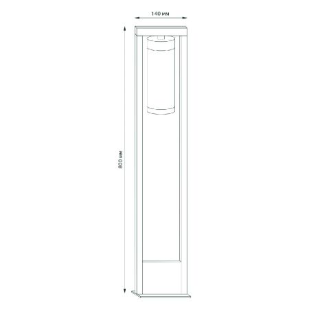 Уличный светильник Gauss Aura GD020
