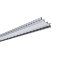 Профиль П-образный универсальный Apeyron ширина ленты до 30мм (рассеиватель, заглушки - 2шт) 08-16