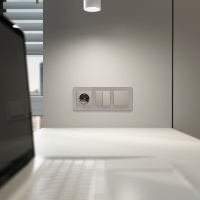 Розетка с/з со шторками Werkel W1271104 4690389211973 a069463