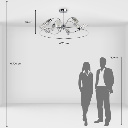Люстра на штанге MW-Light Олимпия 106011508