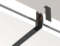 Заглушка для магнитного шинопровода Magnetic 48V 10mm 2шт Ambrella Light Track System GL1988