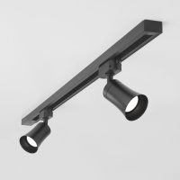 Трековый светильник для однофазного шинопровода Vetro GU10 черный MRL 1001 Elektrostandard