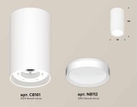 Комплект накладного светильника Ambrella light Techno Spot XS (C8161, N8112) XS8161001
