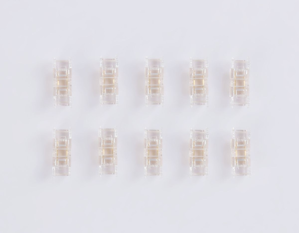 Соединитель прямой Ambrella Light Illumination COB 12/24V для лент 5mm (2 конт.) (10шт. в комплекте) GS6341