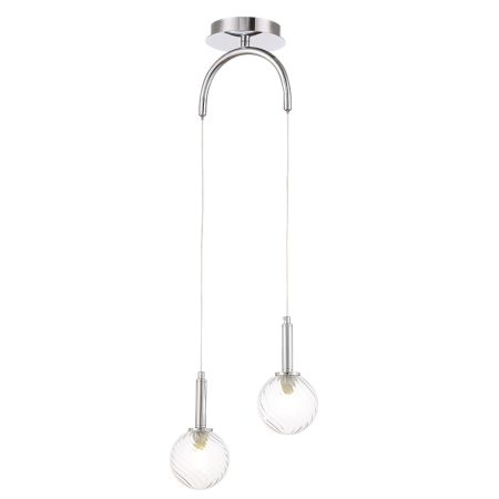 Подвесной светильник Crystal Lux LUXURY SP2 CHROME