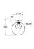 Настенный светильник Maytoni Basic form MOD521WL-01G3