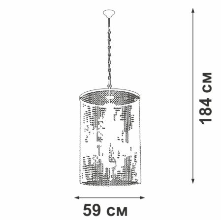 Подвесная люстра Vitaluce V5817-7/6