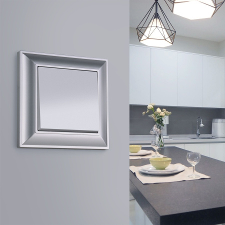 Рамка на 1 пост серебряный WL14-Frame-01 Werkel