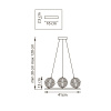 Подвесная люстра Lightstar Acrile G9 737033