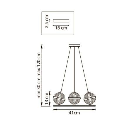 Подвесная люстра Lightstar Acrile G9 737033