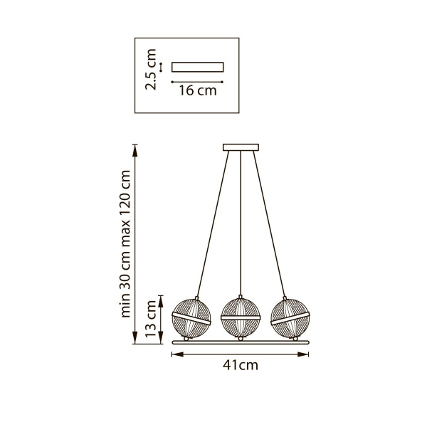 Подвесная люстра Lightstar Acrile G9 737033