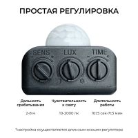 Прожектор CCT с датчиком движения Apeyron 05-55