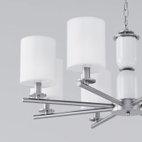 Подвесная люстра Eurosvet Caprera 60146/8 никель Smart a063869