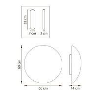 Настенно-потолочный светильник Lightstar Genova 610666