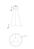 Подвесной светильник Maytoni Rim MOD058PL-L22W4K