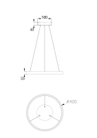 Подвесной светильник Maytoni Rim MOD058PL-L22W4K