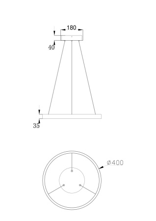 Подвесной светильник Maytoni Rim MOD058PL-L22W4K