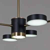 Люстра на штанге Reluce 06369-0.3-06 COP+BK