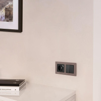 Рамка на 2 поста (латте, стекло) W0021142 Werkel