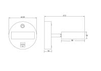 Спот Freya Bit FR10010CW-L6W