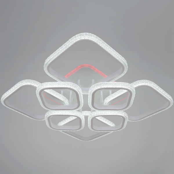 Потолочная люстра Reluce 06335-0.3-4+4A WH (RGB)