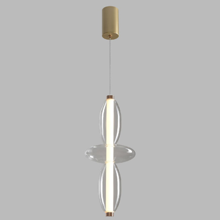 Подвесной светильник Crystal Lux QUASAR SP14W LED TRANSPARENT