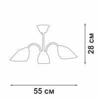 Люстра на штанге Vitaluce V3335-7/3PL