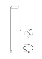 Ландшафтный светильник Arte Lamp Suhail A1648PA-1BK