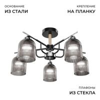 Люстра на штанге Apeyron Аврора 16-224