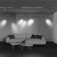 Трековый магнитный светильник Maytoni FOCUS LED TR144-1-12W4K-W-BS