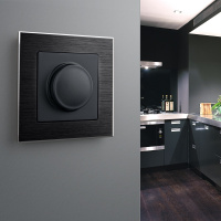 Рамка на 1 пост черный алюминий WL11-Frame-01 Werkel