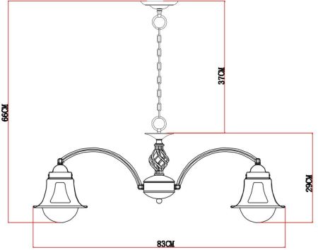 Подвесная люстра Arte Lamp A7022LM-7WG