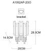 Настенный светильник Arte Lamp Nicoletta A1052AP-2GO
