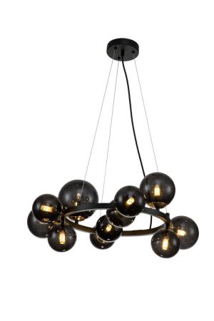 Подвесная люстра Indigo Molecola 11018/11P Black V000195