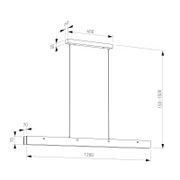 Подвесной светильник Eurosvet Alabaster 604053 LED латунь/ алебастр a072022