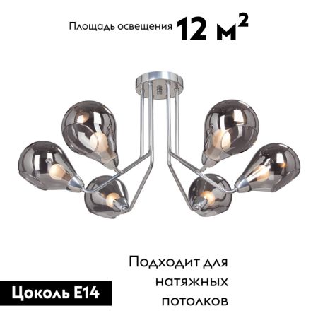 Потолочная люстра Vitaluce V4869-9/6PL