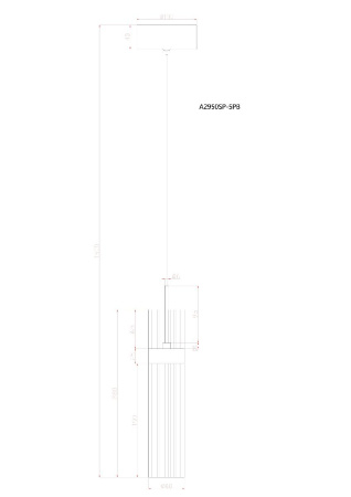 Подвесной светильник Arte Lamp Misty A2950SP-5PB