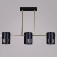 Потолочная люстра Reluce 06675-0.3-03 GD+BK GX53