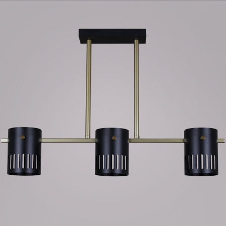 Потолочная люстра Reluce 06675-0.3-03 GD+BK GX53