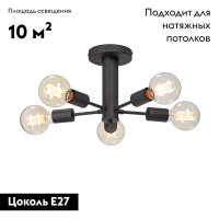 Потолочная люстра Vitaluce V3953-1/5PL