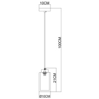 Подвесной светильник Arte Lamp Leo A7027SP-1BK