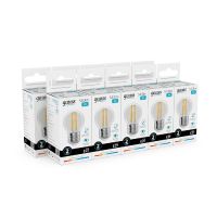 Лампа светодиодная Gauss Filament Elementary E27 8W 4100K 52228