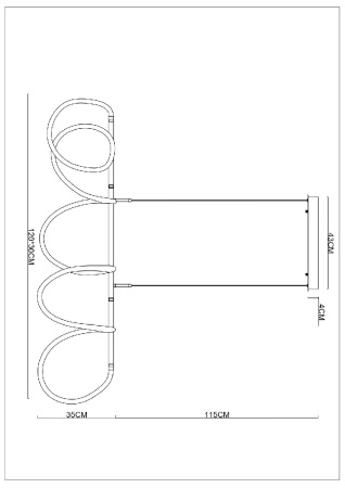 Подвесной светильник Arte Lamp Klimt A2850SP-75BK