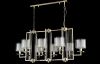 Подвесная люстра Crystal Lux Nicolas NICOLAS SP8 L1000 GOLD/WHITE