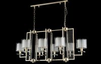 Подвесная люстра Crystal Lux Nicolas NICOLAS SP8 L1000 GOLD/WHITE