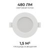 Встраиваемая светодиодная панель Apeyron 3 ССT 06-160