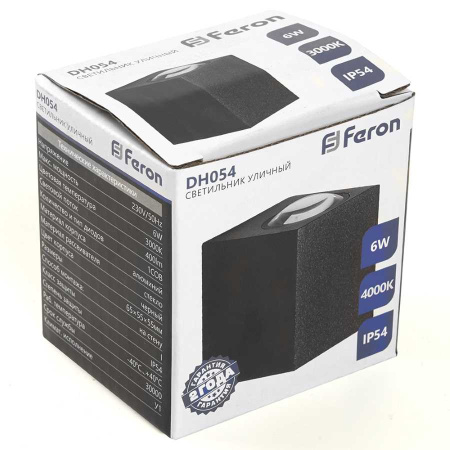 Уличный настенный светильник Feron DH054 48482