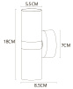 Настенный светильник Arte Lamp Ran A3143AP-2PB